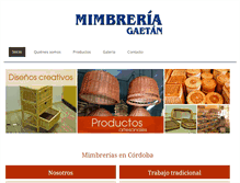 Tablet Screenshot of mimbreriagaetan.com